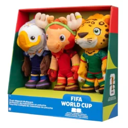 Pack peluches anfitriones Mundial 2026